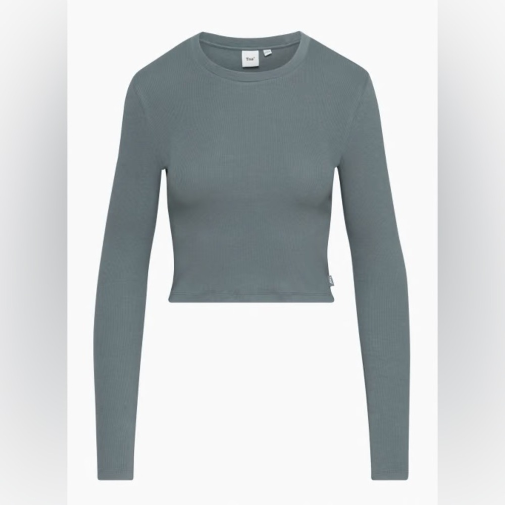 Aritzia Tna HomeStretch™ Crew Waist Longsleeve Echo Grey